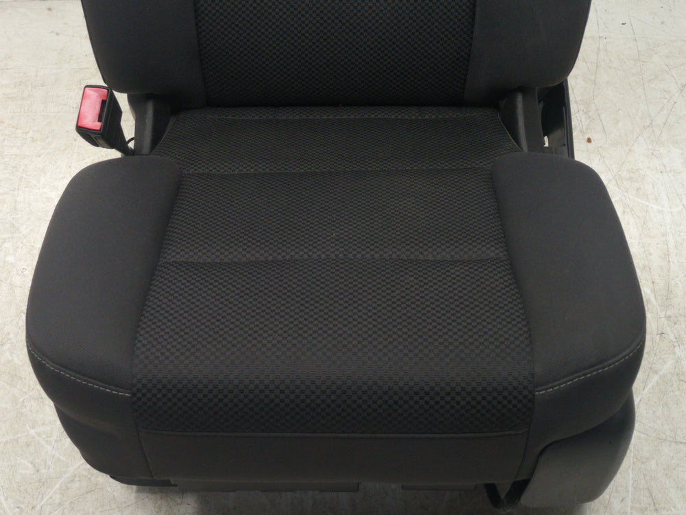 2014 - 2019 GMC Sierra Chevy Silverado Driver Seat, Black Cloth LT Power #1611 | Picture # 5 | OEM Seats