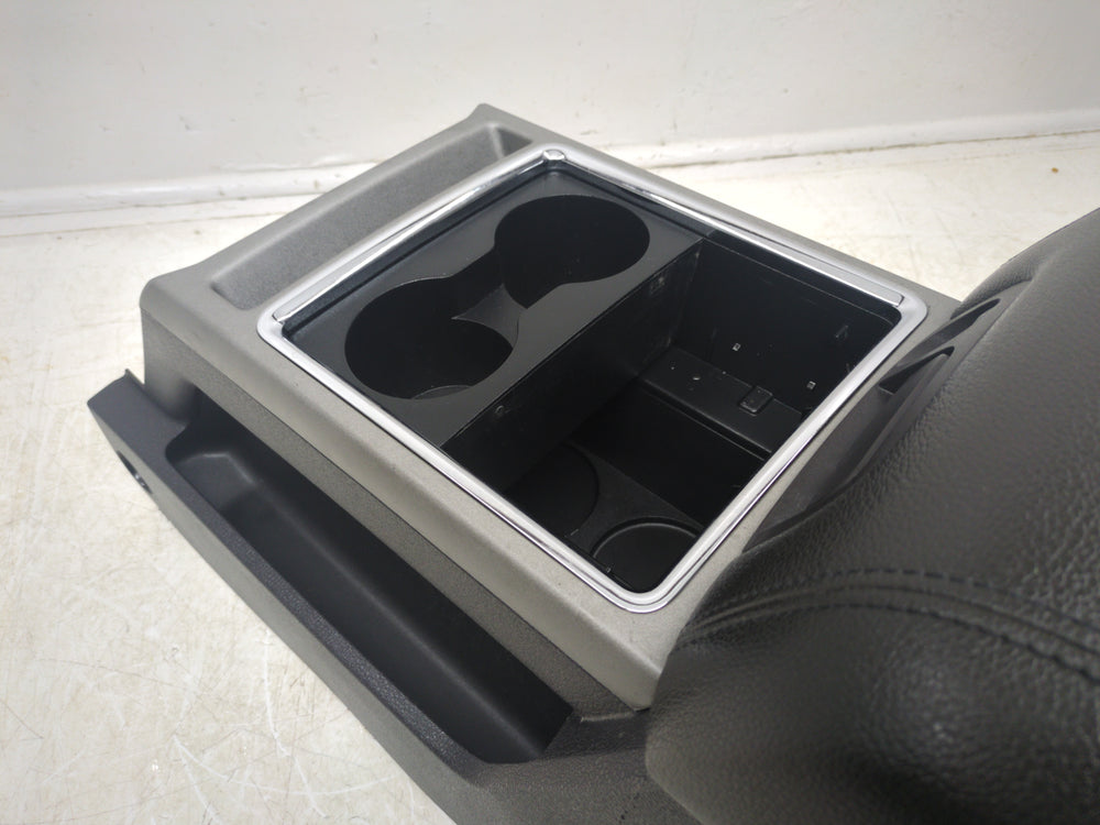 2011 - 2016 Ford Super Duty F250 F350 Flow Through Center Console, Black #1612 | Picture # 11 | OEM Seats