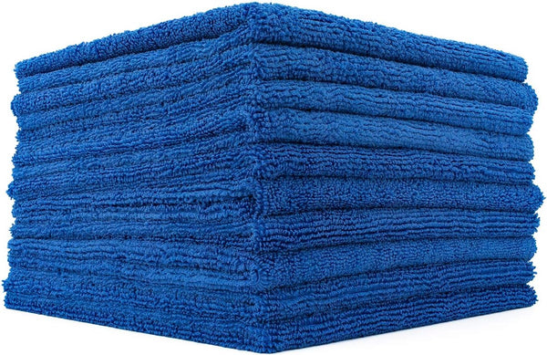 Edgeless Microfiber Towels, 70-30 Blend, 16 x 16 (10 Pack)