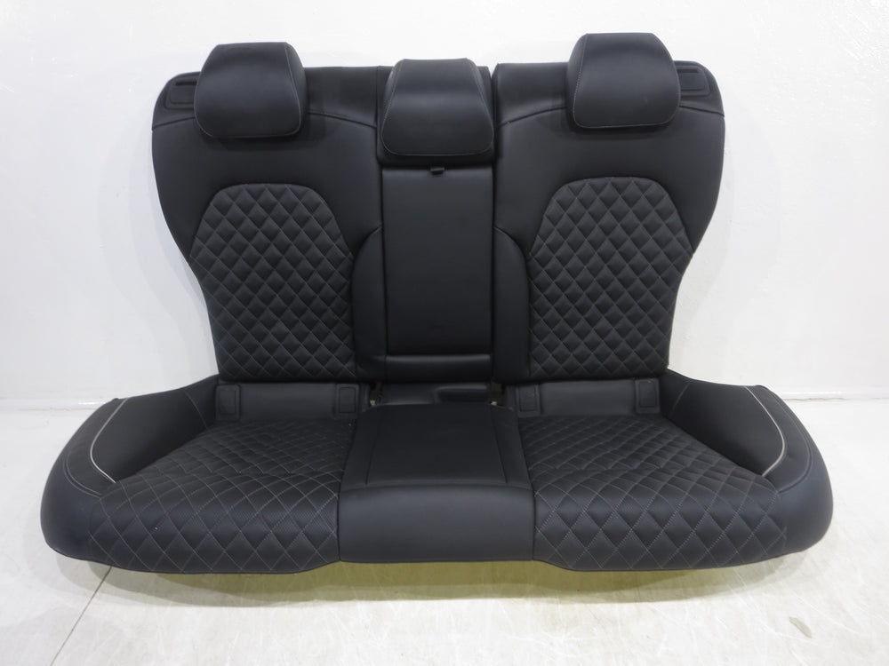 2019 - 2023 Genesis G70 Elite Rear Seats, Quilted Black Leather #559i | Picture # 3 | OEM Seats