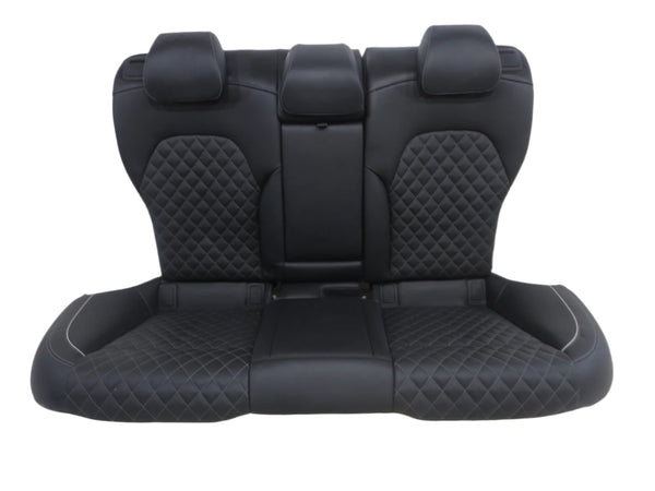 2019 - 2023 Genesis G70 Elite Rear Seats, Quilted Black Leather #559i