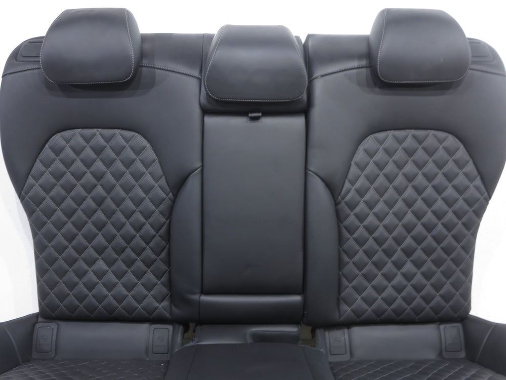 2019 - 2023 Genesis G70 Elite Rear Seats, Quilted Black Leather #559i | Picture # 4 | OEM Seats