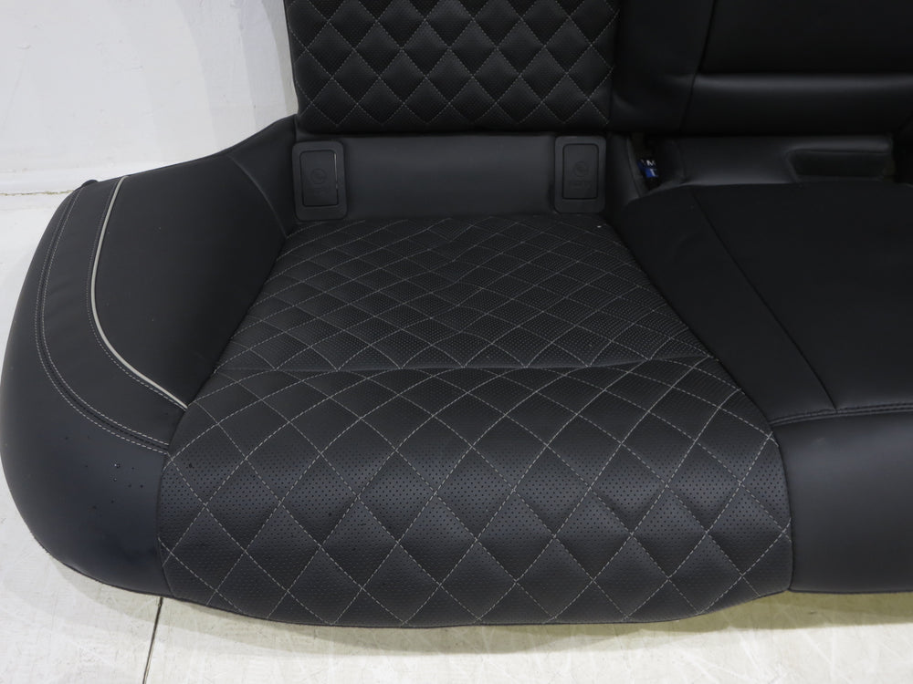 2019 - 2023 Genesis G70 Elite Rear Seats, Quilted Black Leather #559i | Picture # 7 | OEM Seats
