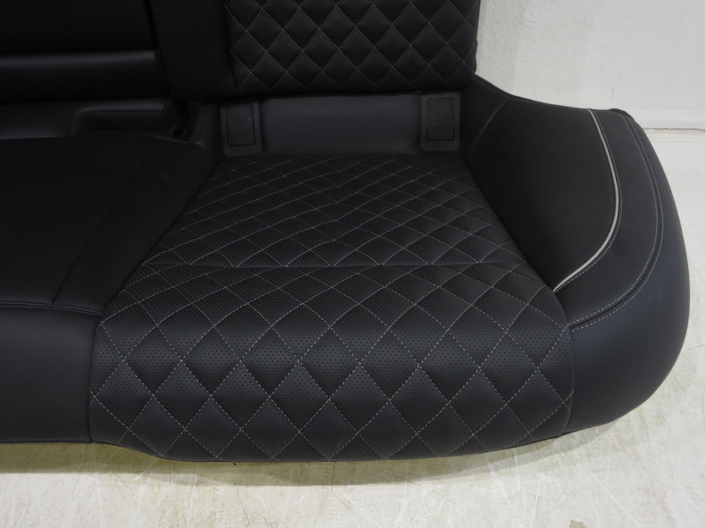 2019 - 2023 Genesis G70 Elite Rear Seats, Quilted Black Leather #559i | Picture # 8 | OEM Seats