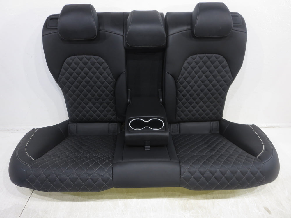 2019 - 2023 Genesis G70 Elite Rear Seats, Quilted Black Leather #559i | Picture # 9 | OEM Seats