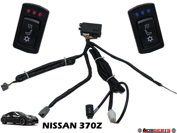 Nissan 370z Heated & Cooled Seat Install & Retrofit Kit, 2011 - 2020