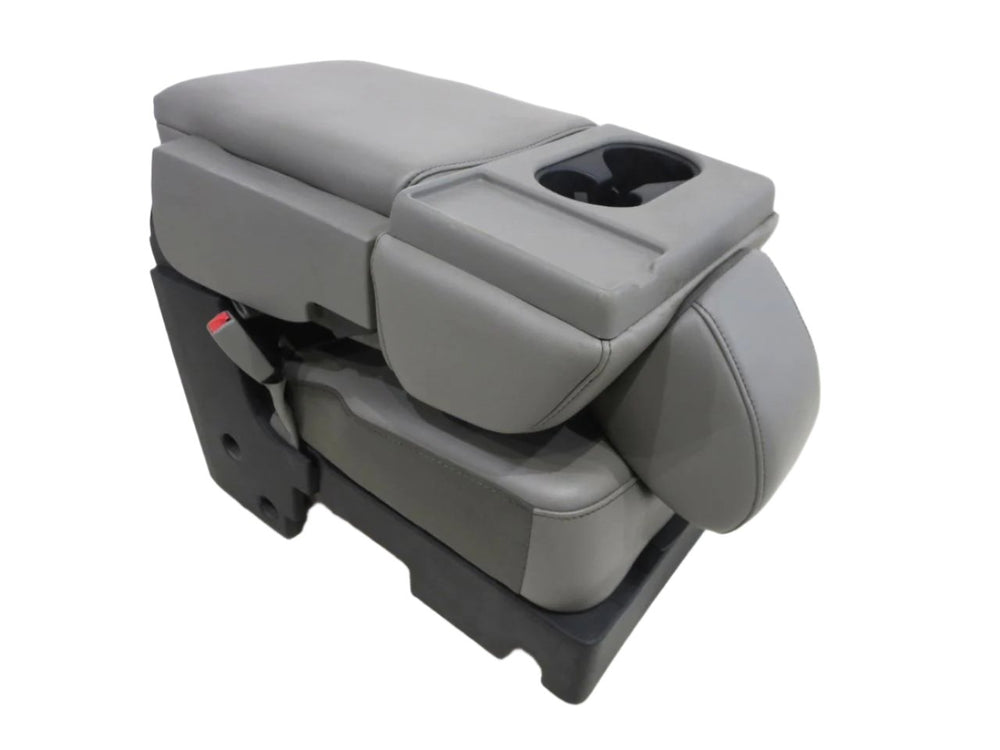 2015 - 2022 Ford F150 & Super Duty Jumpseat, Gray Vinyl, Regular Cab #583i | Picture # 1 | OEM Seats