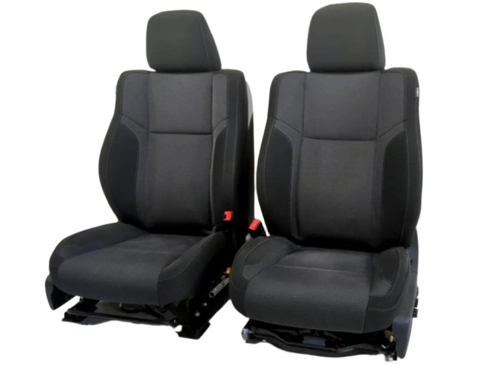 2011 - 2023 Chrysler 300 Dodge Charger Seats, Black Cloth, Heated, #639i | Picture # 1 | OEM Seats