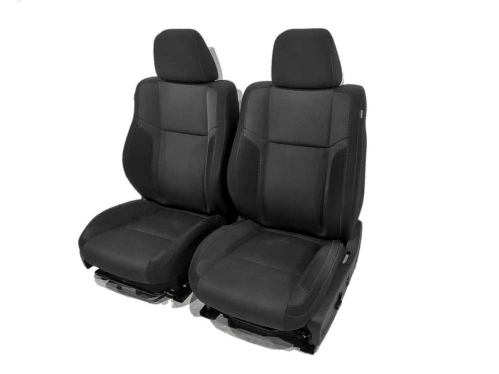 2011 - 2023 Chrysler 300 Dodge Charger Seats, Black Cloth, #640i | Picture # 1 | OEM Seats