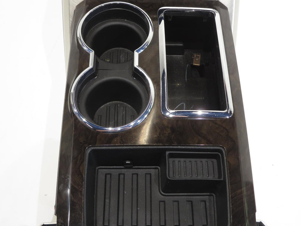 2009 - 2014 Ford F150 Center Console, Flow-Through, With Shifter, Pecan Brown  #0781 | Picture # 5 | OEM Seats