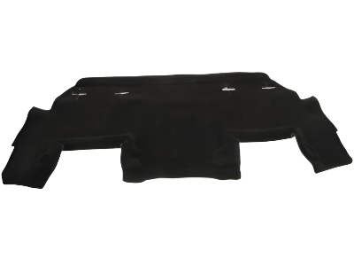 2007 - 2014 Chevy Tahoe GMC Yukon Rear Seat Carpet, Bench, Black #315i | Picture # 1 | OEM Seats